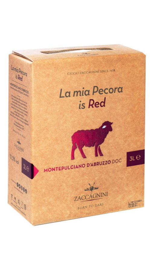 Montepulciano d'Abruzzo DOC - Bag in Box - 3 Litri - Zaccagnini