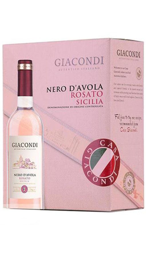 Nero d’Avola Rosato Sicilia DOC - bag-in-box - 5 Litri - Giacondi