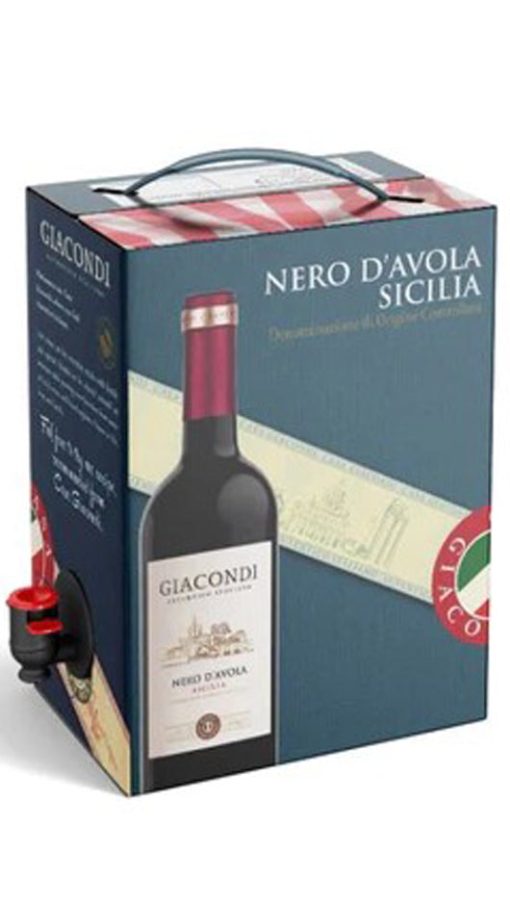 Nero d’Avola Sicilia DOC - bag-in-box - 5 Litri - Giacondi