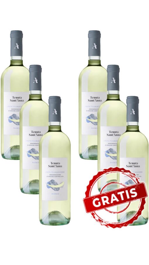 3 Bottiglie Lison Bianco Pramaggiore DOC - Tenuta Sant'Anna + 3 OMAGGIO