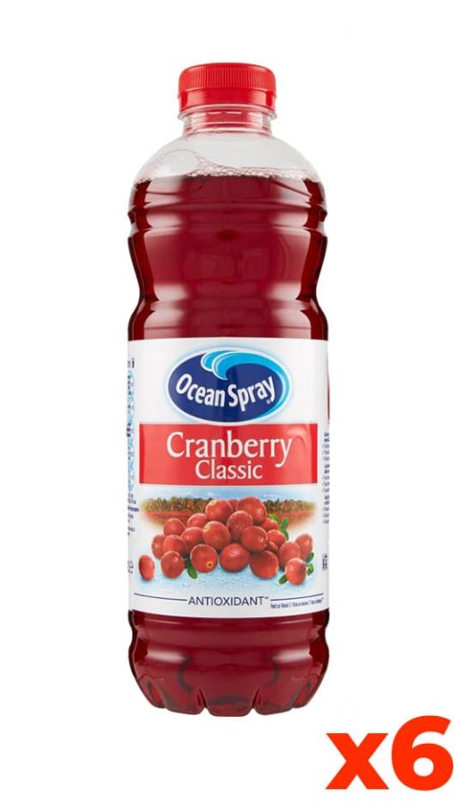 Ocean Spray Cranberry Classic - Pet - Confezione 1 lt x 6 Bottiglie