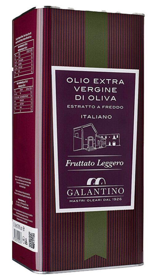 Olio Extravergine di Oliva Leggero Lattina 3 Lt - Galantino