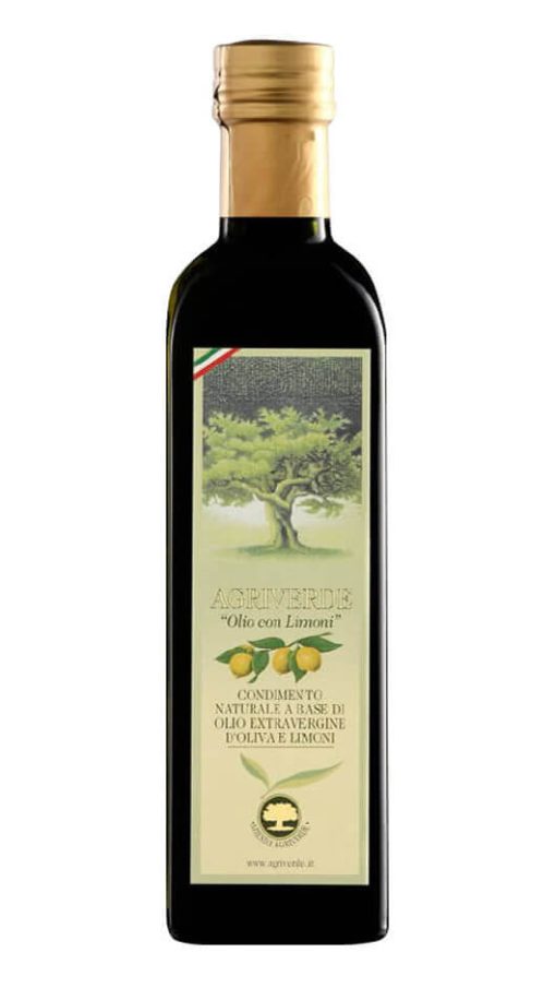 Olio Extravergine di Oliva Biologico al Limone 750ml - Agriverde