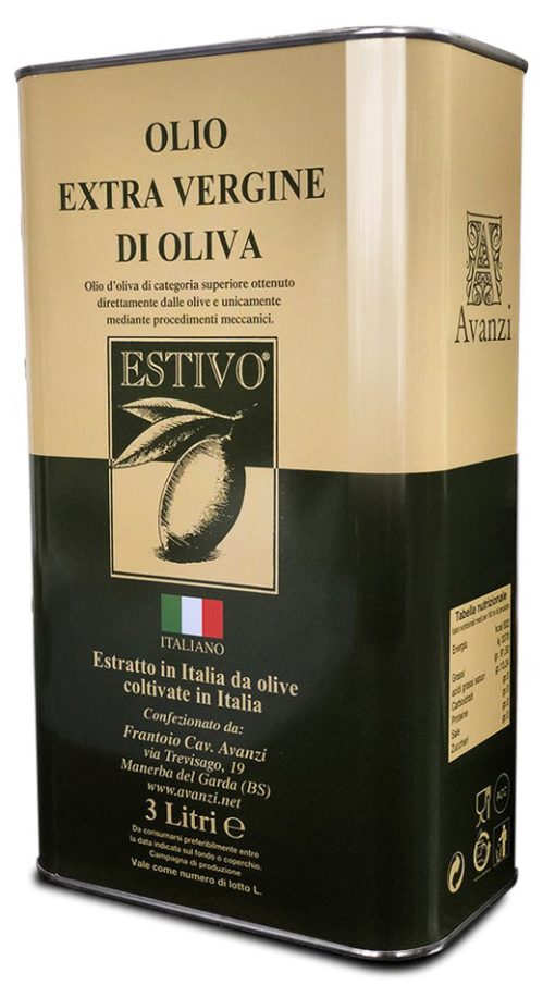 Olio Extravergine di Oliva - Estivo - 3 Lt - Avanzi