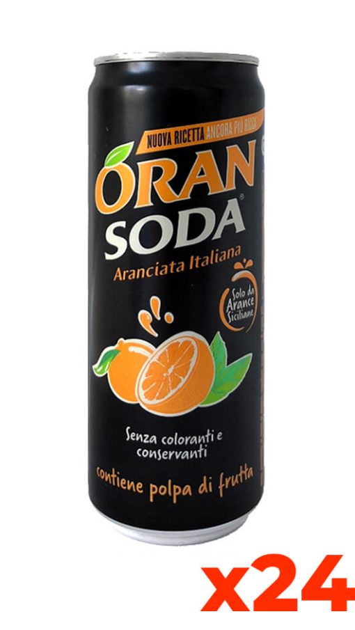 Oransoda - Confezione cl. 33 x 24 Lattine Sleek