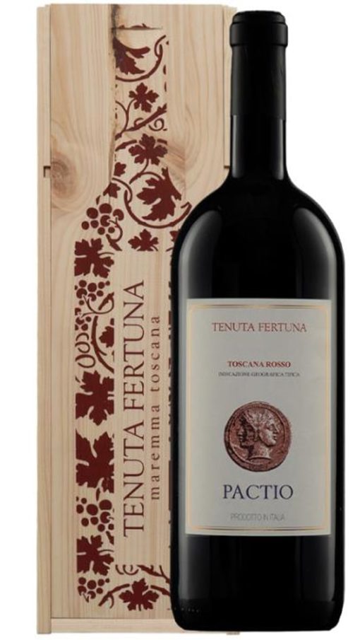 Toscana Rosso IGT - Pactio - Magnum - Cassa di Legno - Tenuta Fertuna