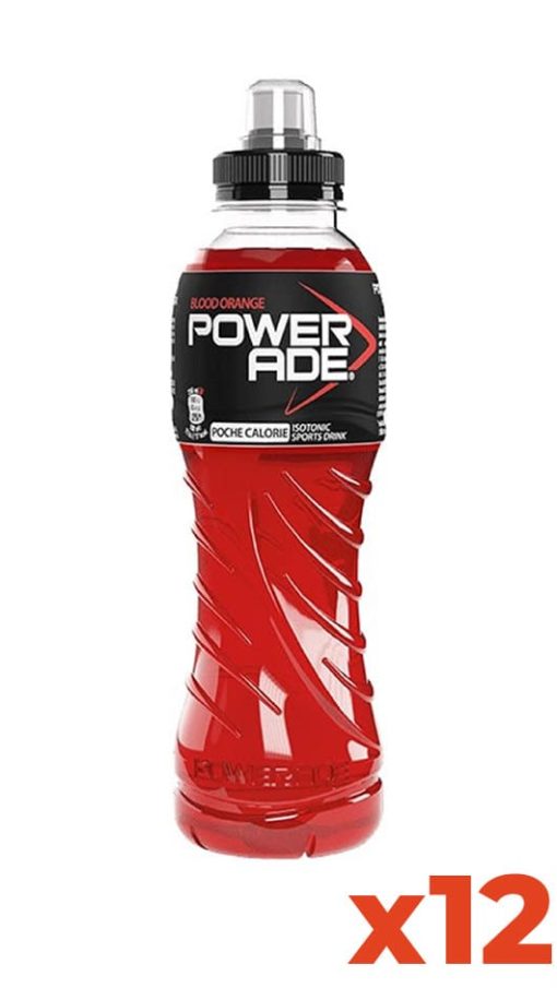 Powerade Blood Orange - Pet - Confezione 50cl x 12 Bottiglie