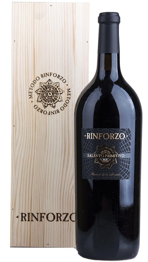 Primitivo Salento IGT Rinforzo - Magnum - Cassa Legno - Codici