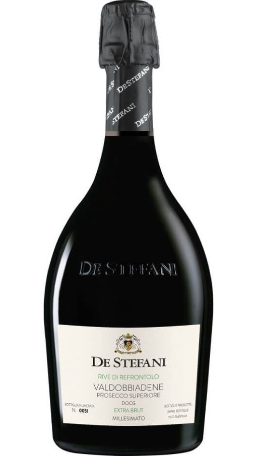 Prosecco Rive Di Refrontolo Valdobbiadene Superiore DOCG Brut Nature - De Stefani