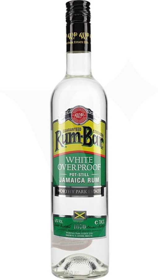 Rhum Worthy Park Bar-White Overproof 70cl