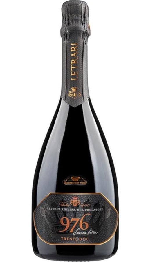 Spumante Brut Riserva Trentodoc Metodo Classico - Riserva del Fondatore 976 - Letrari