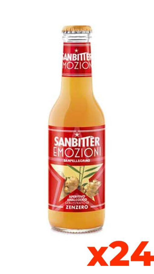 Sanbitter Emozioni di frutta Zenzero - Confezione 20cl x 24 Bottiglie