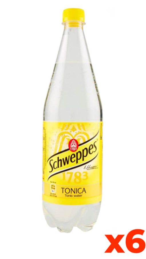 Schweppes Tonica - Pet - Confezione lt. 1 x 6 Bottiglie