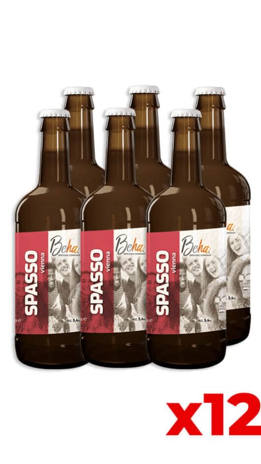 Spasso Vienna Lager Beha 50cl - Cassa da 12 Bottiglie