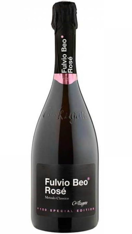 Spumante Metodo Classico Brut - Fulvio Beo Rosè - Magnum - Cassa di Legno -Cà Rugate