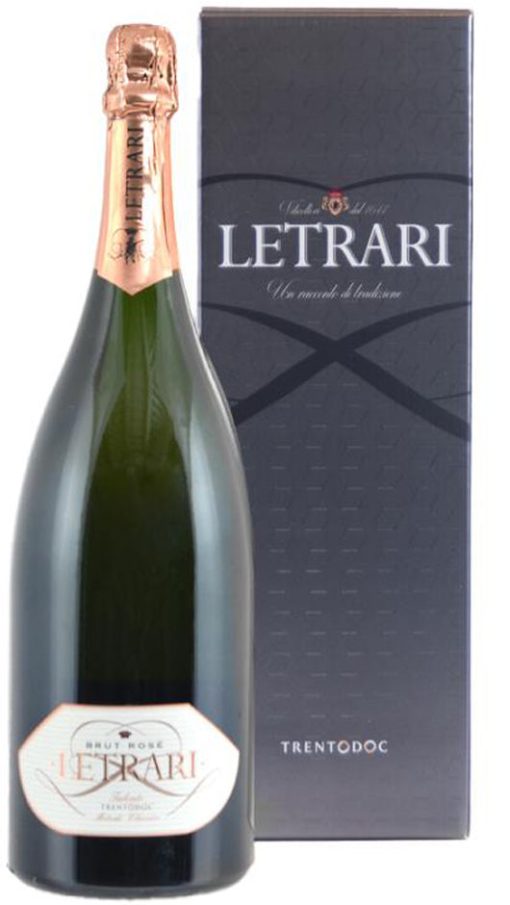 Spumante Trento DOC Brut Rosè - Magnum - Astucciato - Letrari