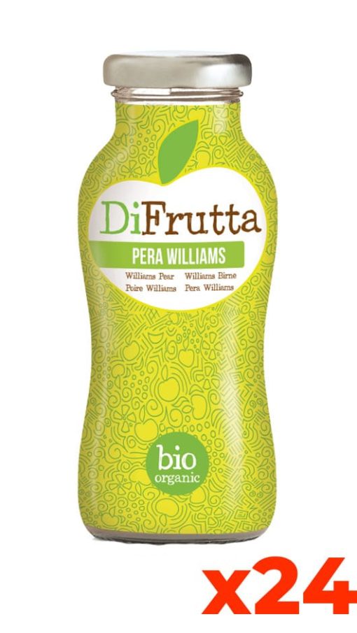 Succo Pera Williams Bio Di Frutta - Confezione cl. 20 x 24 Bottiglie