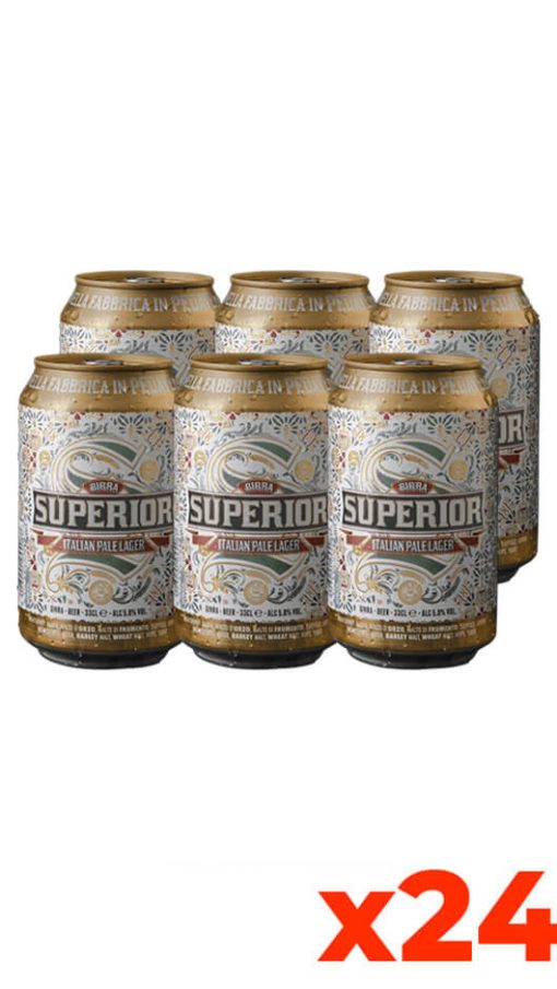 Superior Italian Pale Lager 33cl - Cassa da 24 lattine