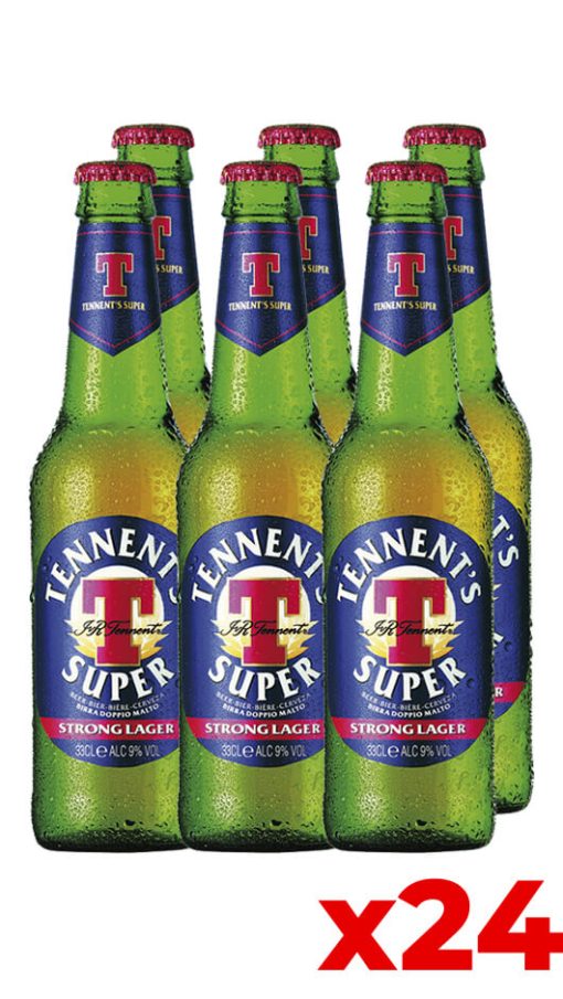 Tennent's Super 33cl - Cassa da 24 bott.