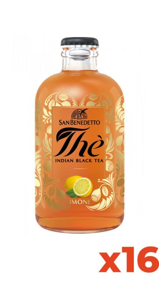 The Black Limone San Benedetto - Confezione 25cl x 16 Bottiglie