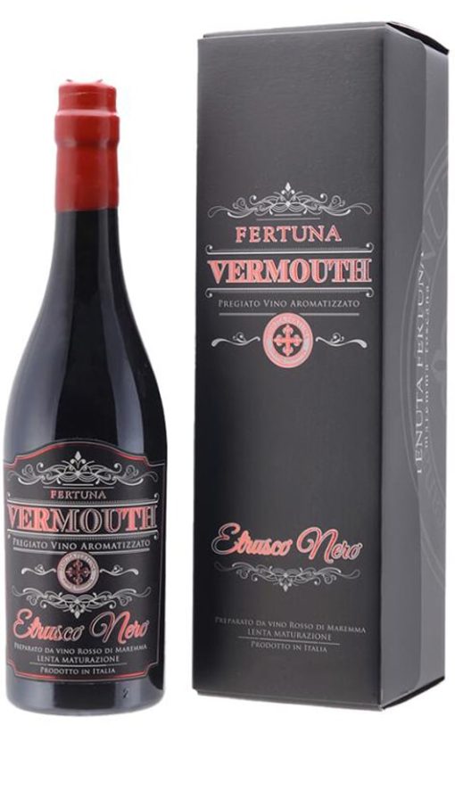 Vermouth Etrusco Nero - 75 Cl Astucciato - Tenuta Fertuna