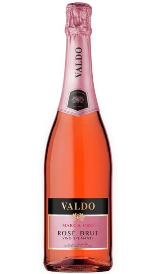 Vino Spumante Rosè Brut - Marca Oro - Valdo