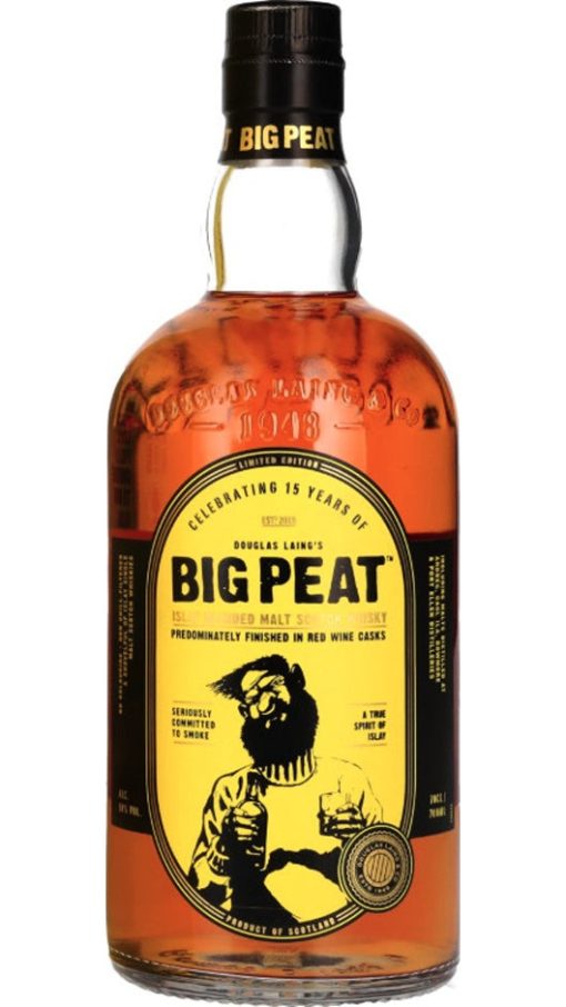 Whisky D.Laing'S Big Peat Islay 15th Anniversary 70cl - Giftbox