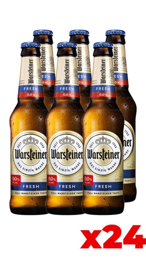 Warsteiner Fresh 0.0 33cl - Cassa da 24 Bottiglie