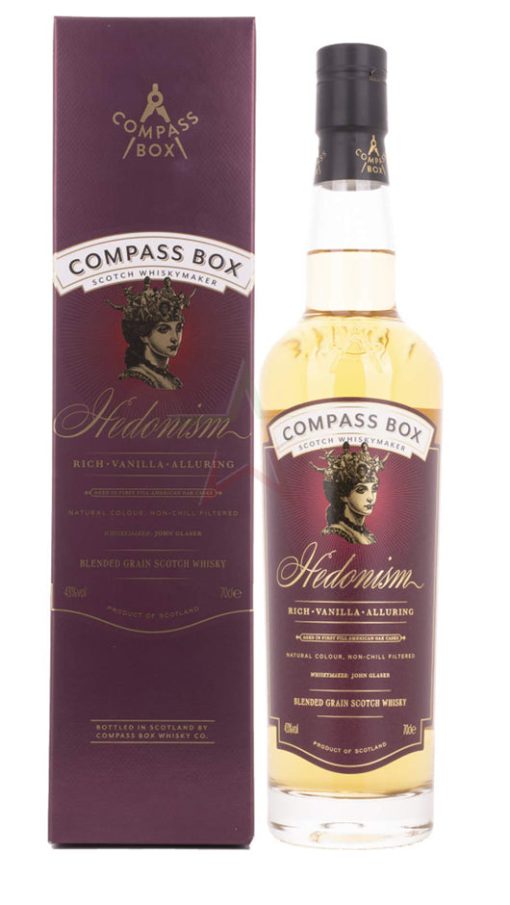 Whisky Hedonism Compass Boxc 70cl - Giftbox