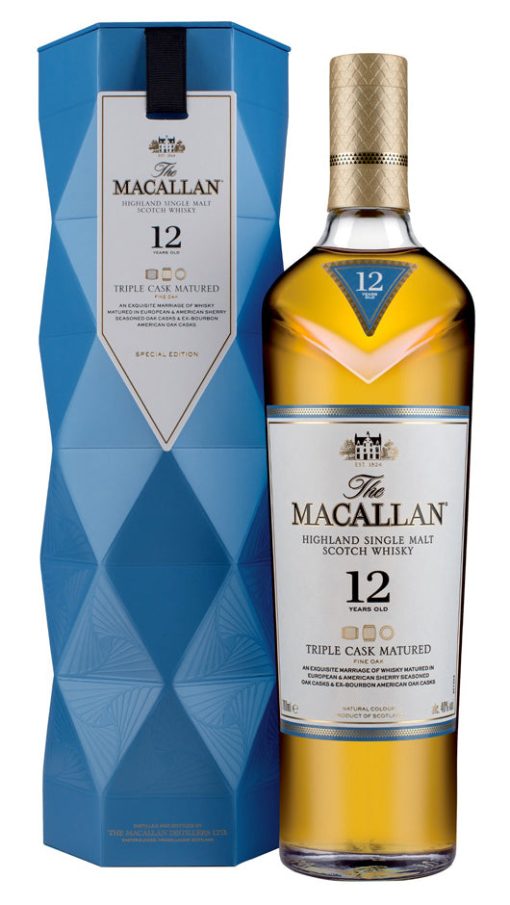 Whisky Macallan 12Y Triple Cask 70cl - Giftbox