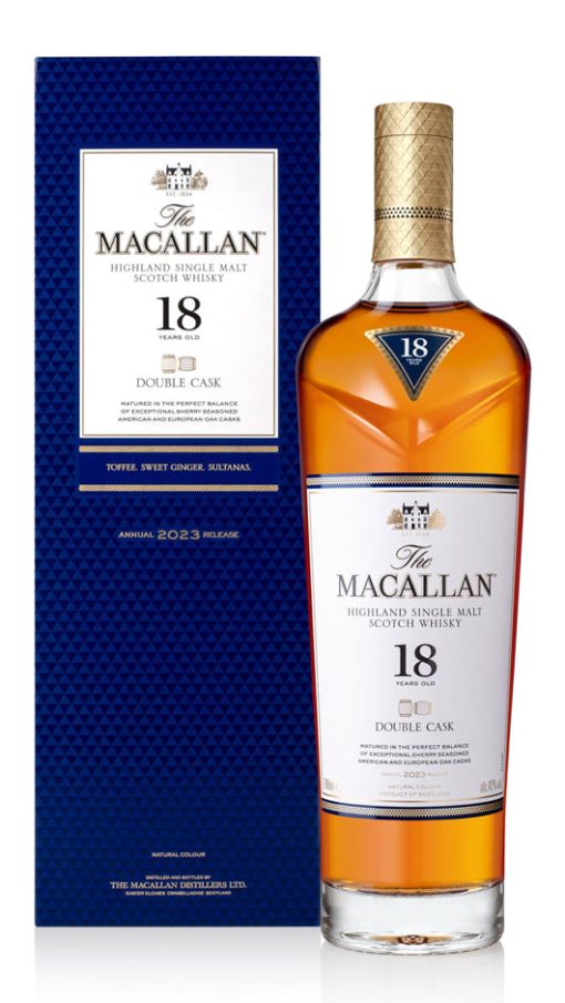 Whisky Macallan 18Y Double Cask 70cl - Giftbox