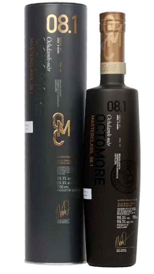 Whisky Octomore 8Y 70cl - Tubo