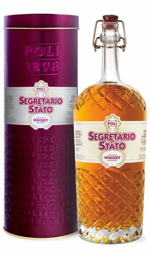 Whisky Segretario di Stato - In Tubo metallico - 70cl - Poli