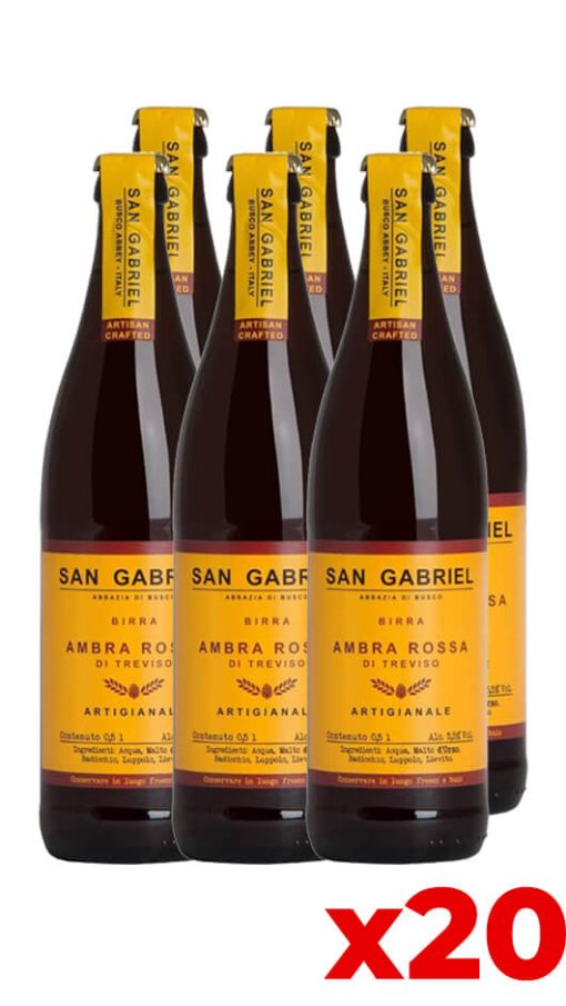 Birra Ambra Rossa 0,5L - San Gabriel - Cassa da 20 Bott.