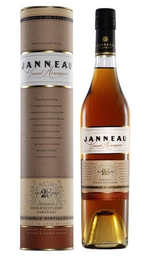 Armagnac Doppia Distillazione - 25 anni - 70cl Astucciato - Janneau