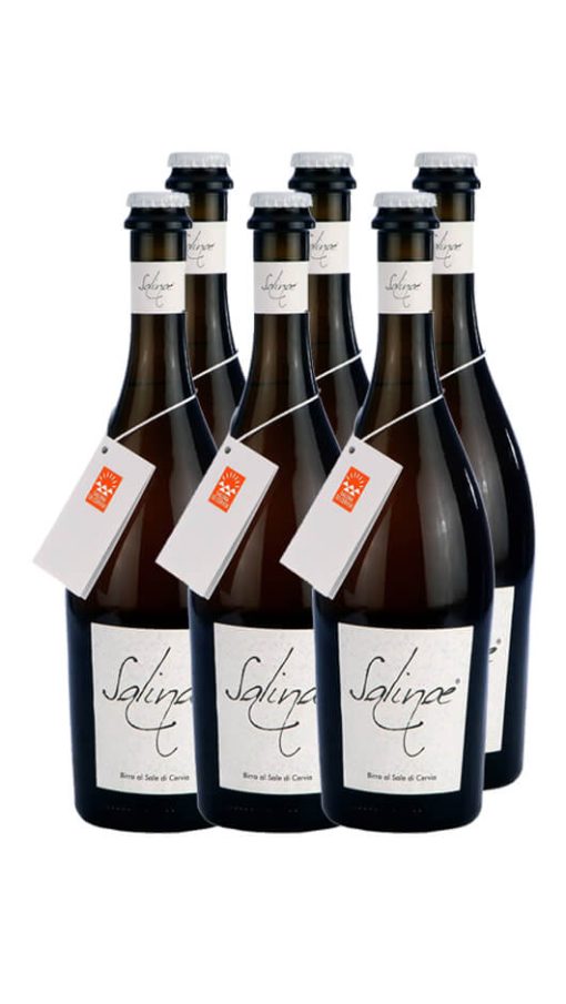 Birra Salinae al Sale di Cervia 0,75L - Lager - Salinae - Cassa da 6 Bott.