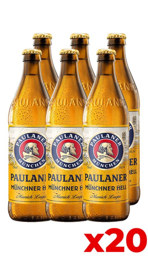 Paulaner Original Münchener Hell 50cl - Cassa da 20 bottiglie