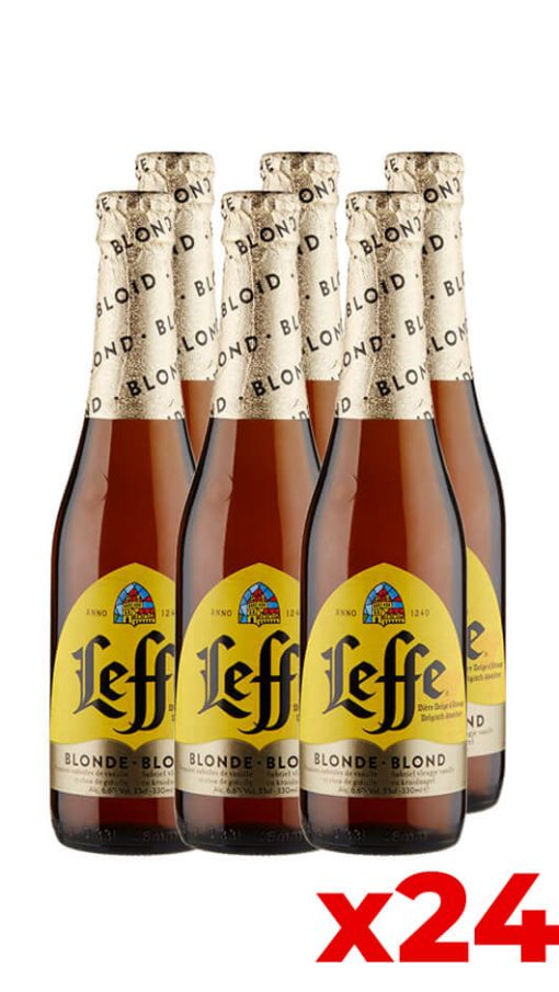 Leffe Blonde 33cl - Cassa da 24 Bottiglie