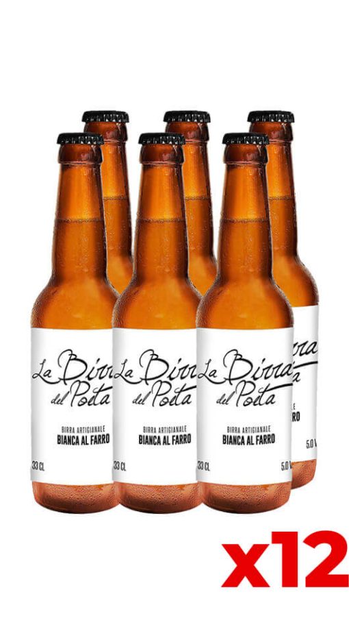 La Birra del Poeta - Bianca al Farro 33cl - Cassa da 12 bot.