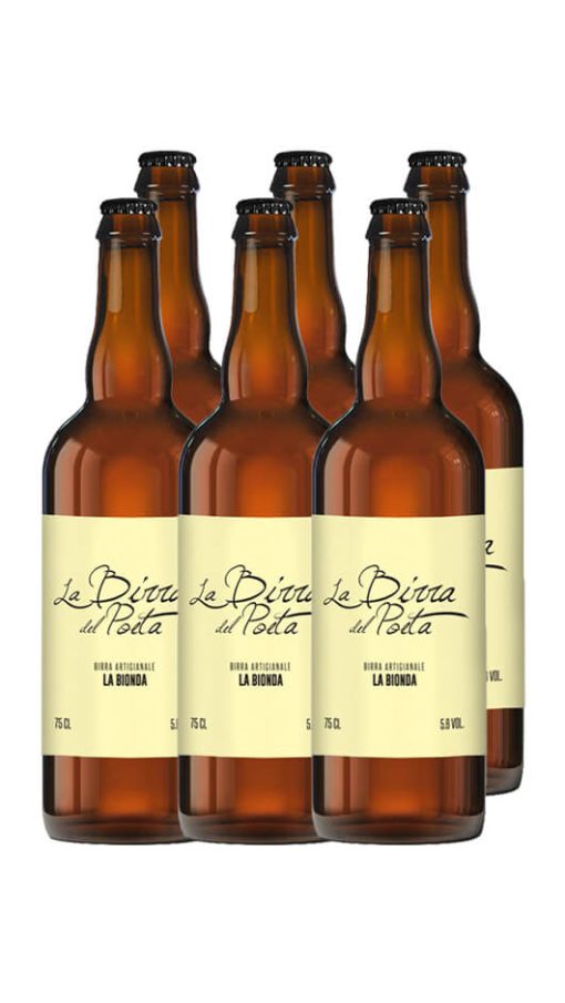 La Birra del Poeta - Bionda 75cl - Cassa da 6 bot.