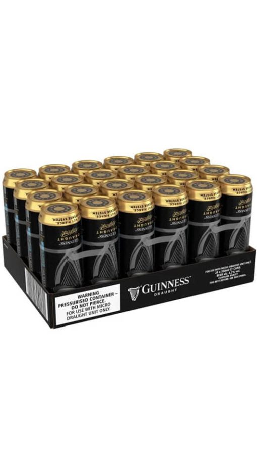 Guinness MicroDraught - Confezione da 55,8cl x 24 Lattine