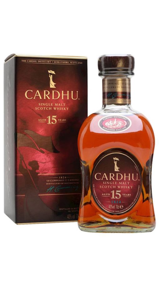 Whisky Cardhu 15 Years 70cl - Giftbox