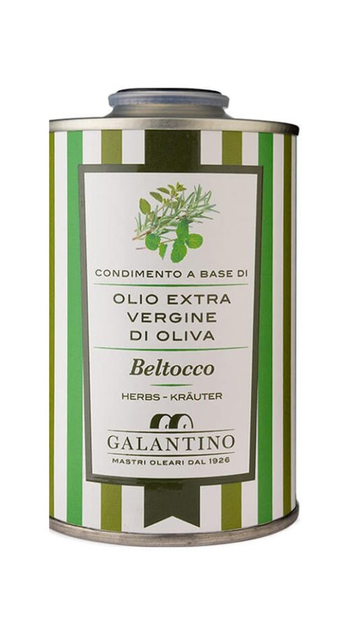 Olio Extravergine di Oliva 250ml - Beltocco alle Erbe Aromatiche - Galantino