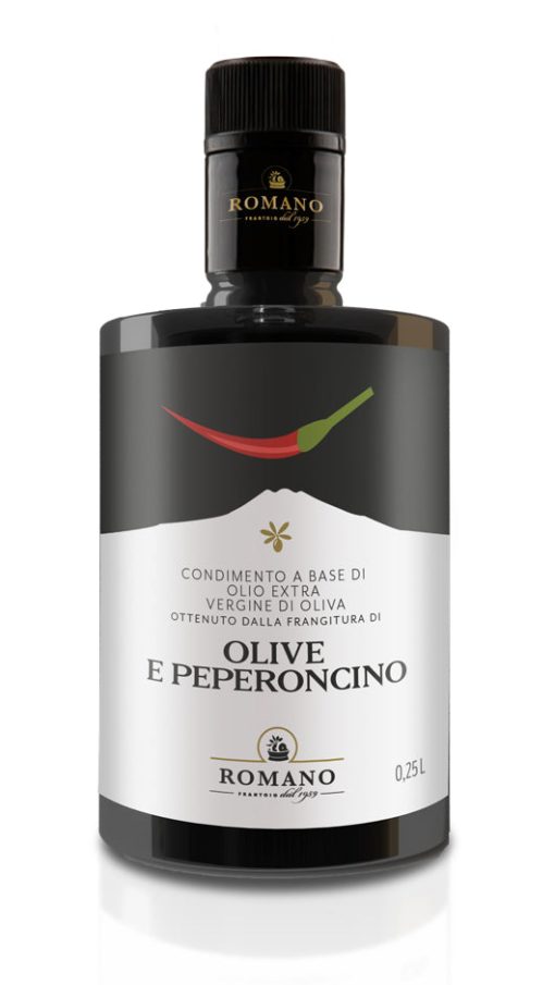 Olio Extravergine di Oliva - Peperoncino 250ml - Frantoio Romano