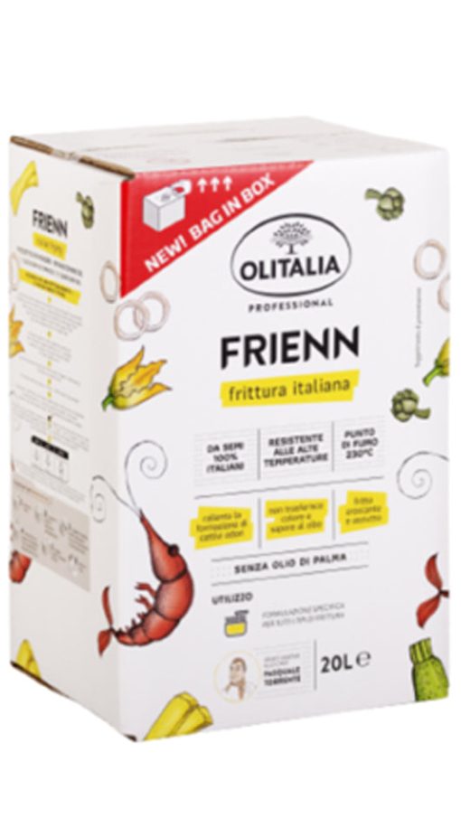 Olio Per Friggere - Bag in Box - 20Lt - Frienn - Olitalia