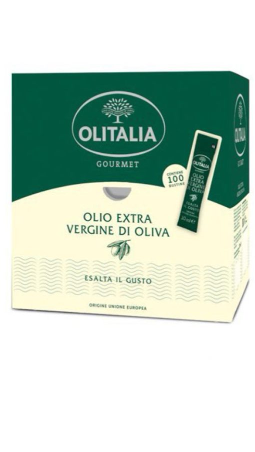 Olio Extravergine Oliva Bustina 1cl x 100pezzi - Olitalia