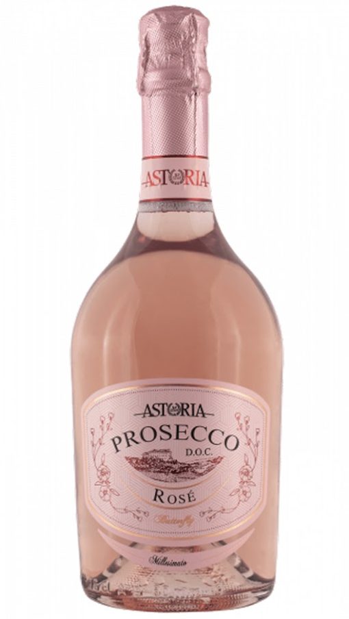 Prosecco DOC Rosè Millesimato Extra Dry - Butterfly - Astoria - ETICHETTA DANNEGGIATA