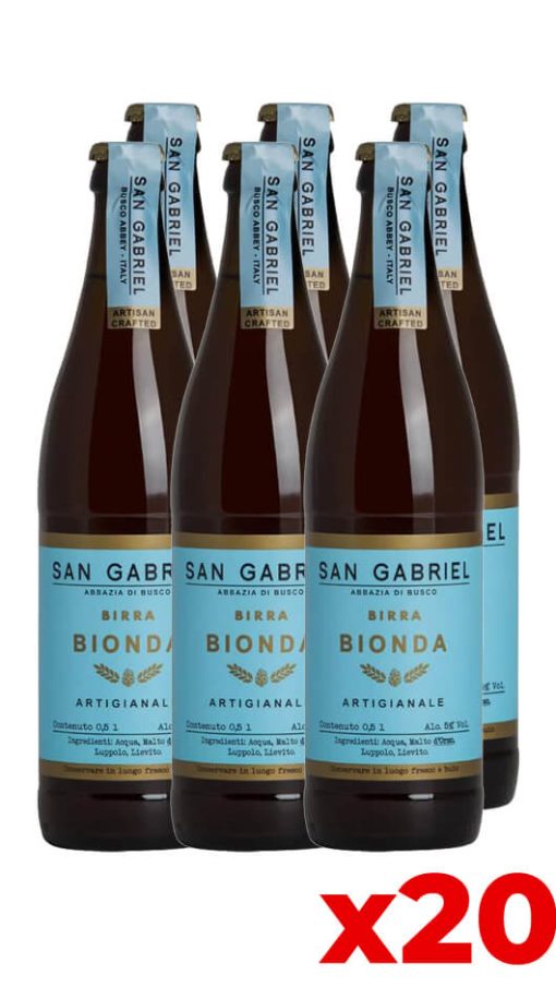 Birra Bionda 0,5L - San Gabriel - Cassa da 20 Bott.