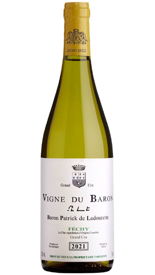 La Cote Aoc Fechy Blanc Grand  Cru - Vigne Du Baron - Baron De Ladoucette