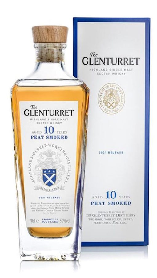 Whisky Glenturret 10Y Peat Smoke 70cl - Tubo